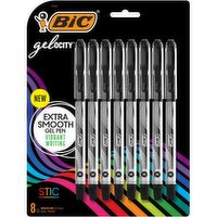 BIC Gelocity Stic blk 0.7m, 8 Each